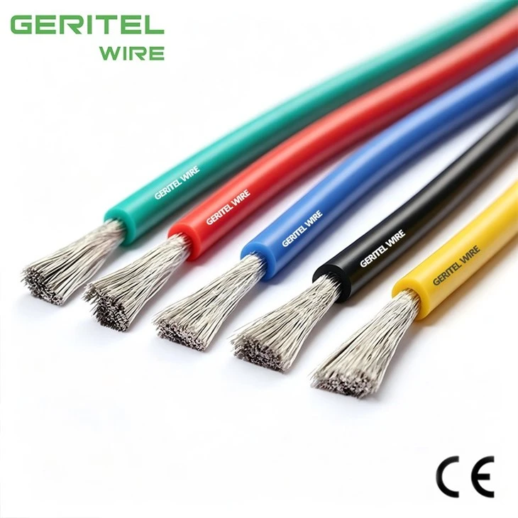 4mm Tinned Copper Silicone Wire For Packaging Heater Connections factory
