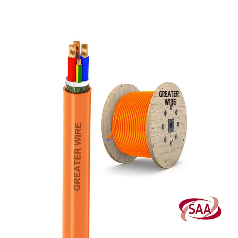 SAA pomarańczowy okrągły kabel